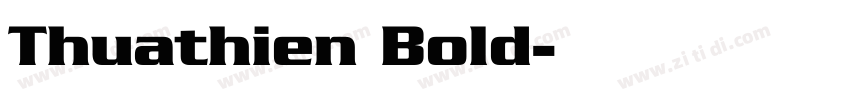 Thuathien Bold字体转换